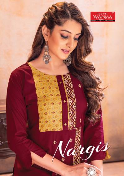 Nargis By Wanna Designer Embroidered Short Top Collection